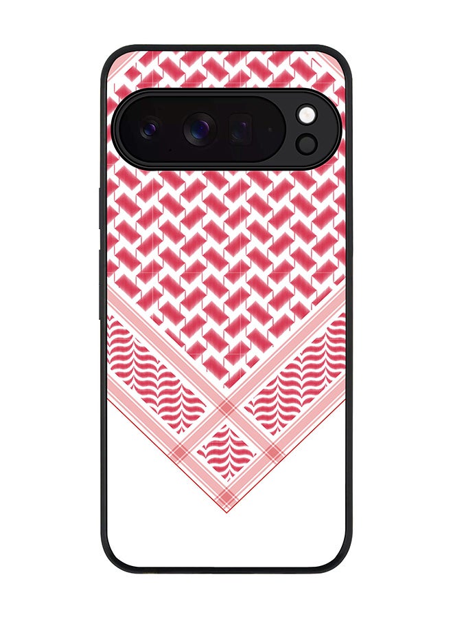 For Google Pixel 10 Pro XL Case,Slim fit Camera Protection, Shockproof Thin Phone cover  - Victory Shemag (Red)